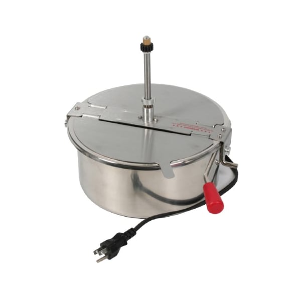 Great Northern Popcorn Great Northern Popcorn Poppers 12 Ounce Machine Replacement Kettle- 1350 Watts with Lid and Stirrer 216880QJQ - main